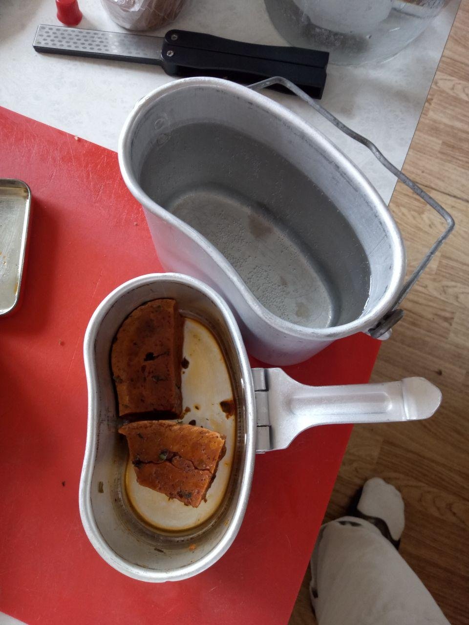 The pots I used to make seitan