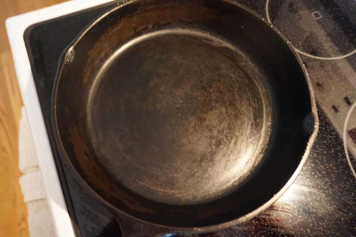 Inside of the pan